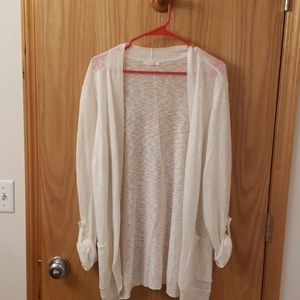 Plus size cardigan